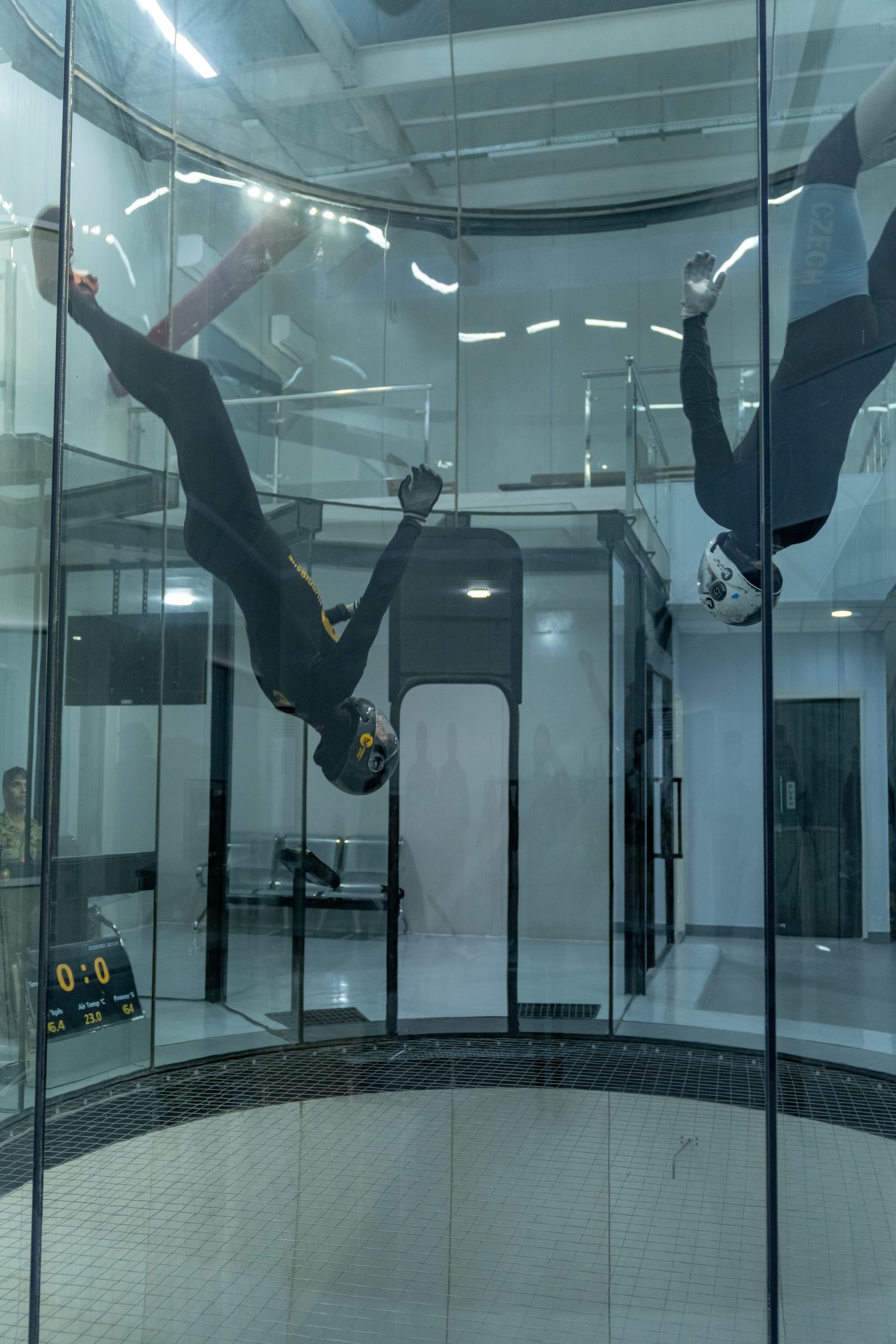 Vertical wind tunnel training